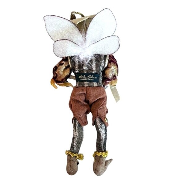 Mark Roberts Fairy Elf Graduate Books Glasses 10" Brown Gold Wings Graduationcor - Picture 3 of 6